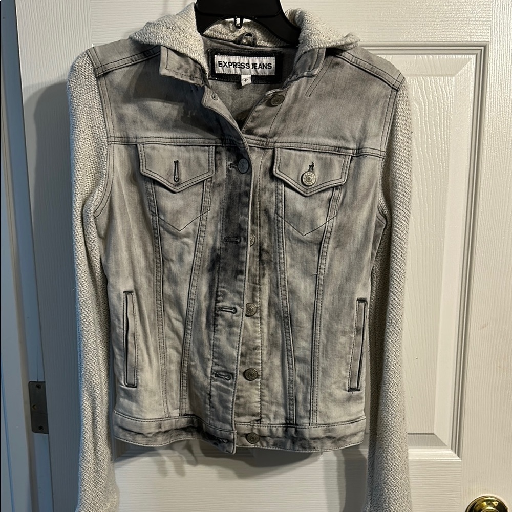 Gray Denim Jacket